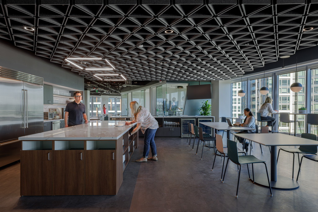 Kitchen at Clark Nuber office