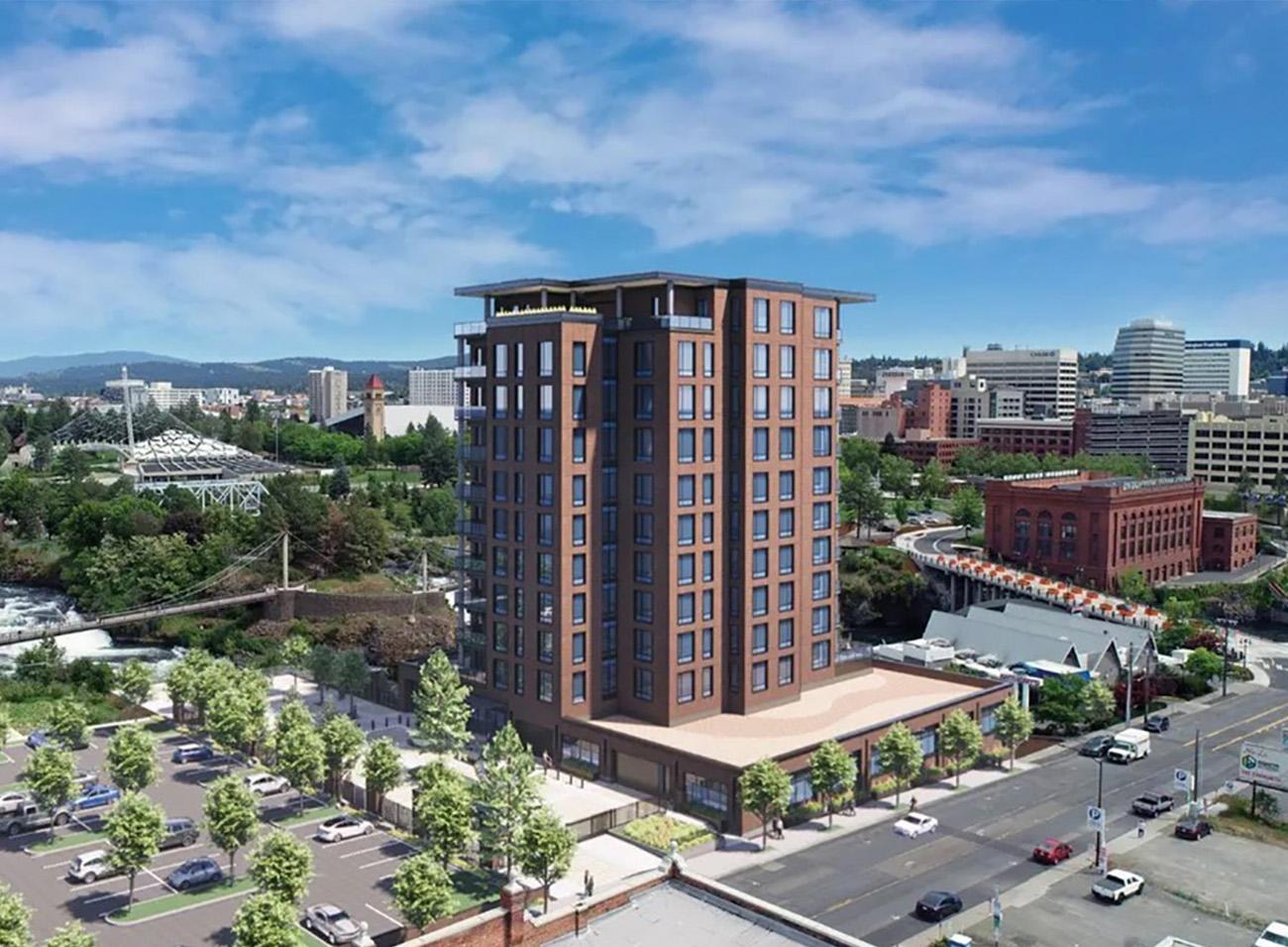 DJC Features Groundbreaking of Spokane Residential Tower