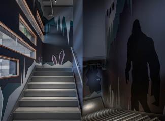 Kirkland Urban Stairwell Wall Graphics